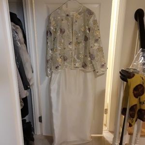 Floral Jacket and Long Skirt